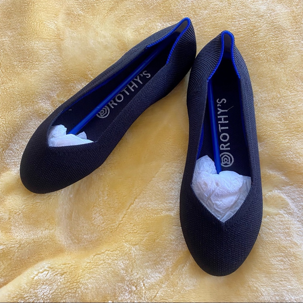 Rothy’s black flats size 6